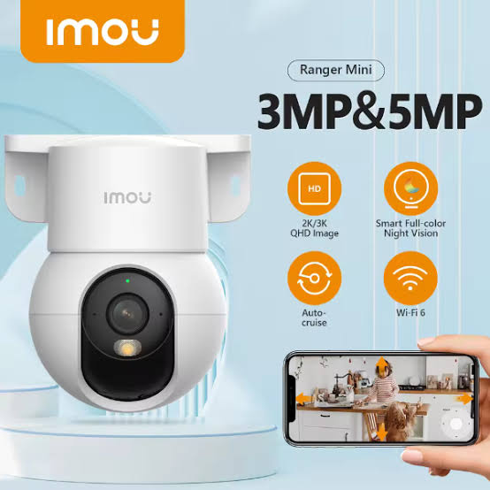 Caméra WiFi 6 Imou Ranger Mini 5MP (IPC-K2MP-5H1WE) 3K - ES-Online